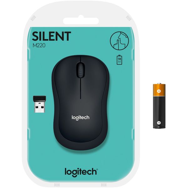 Logitech M220 Silent grau