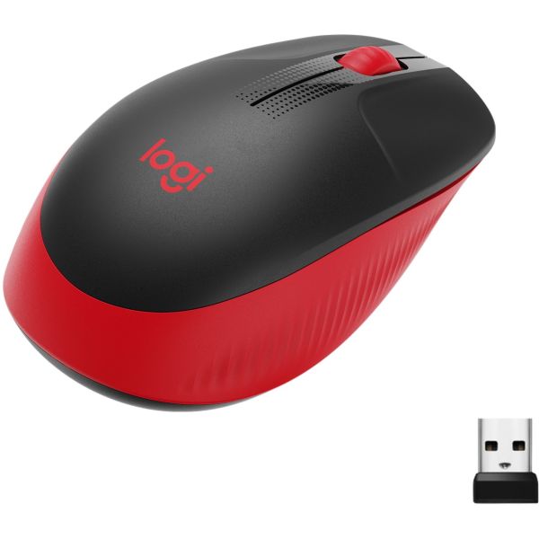 Logitech M190 schwarz-rot