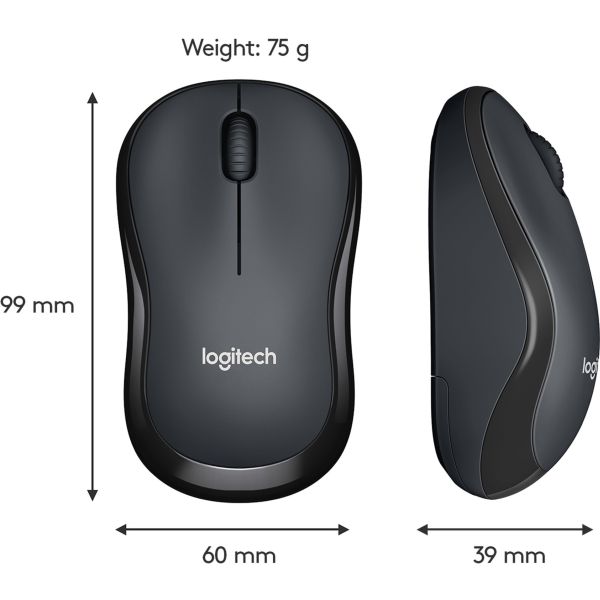 Logitech M220 Silent grau