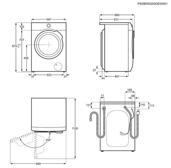 AEG L9WEF80690 Serie 9000